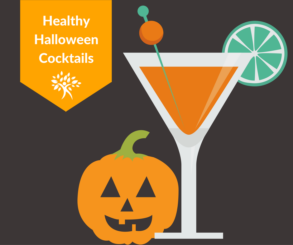 healthy halloween cocktails