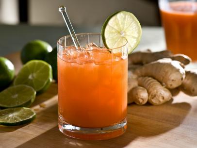 Ginger & Carrot Cocktail: photo credit Food Network