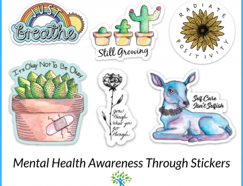 Mental Health Awareness Through Stickers