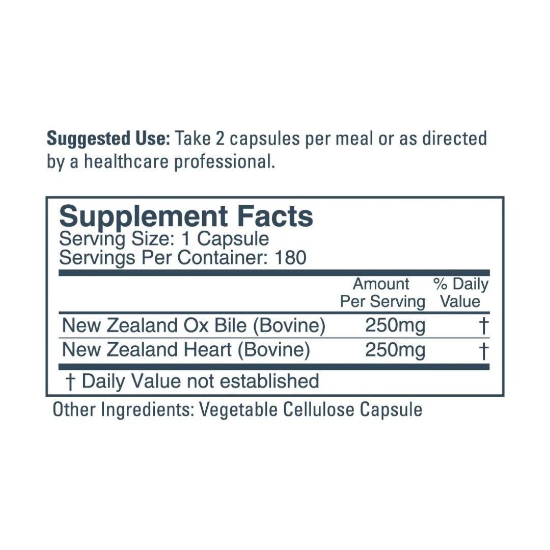 Ox Bile Capsules | Dr. Ron's Ultra-Pure - Image 2