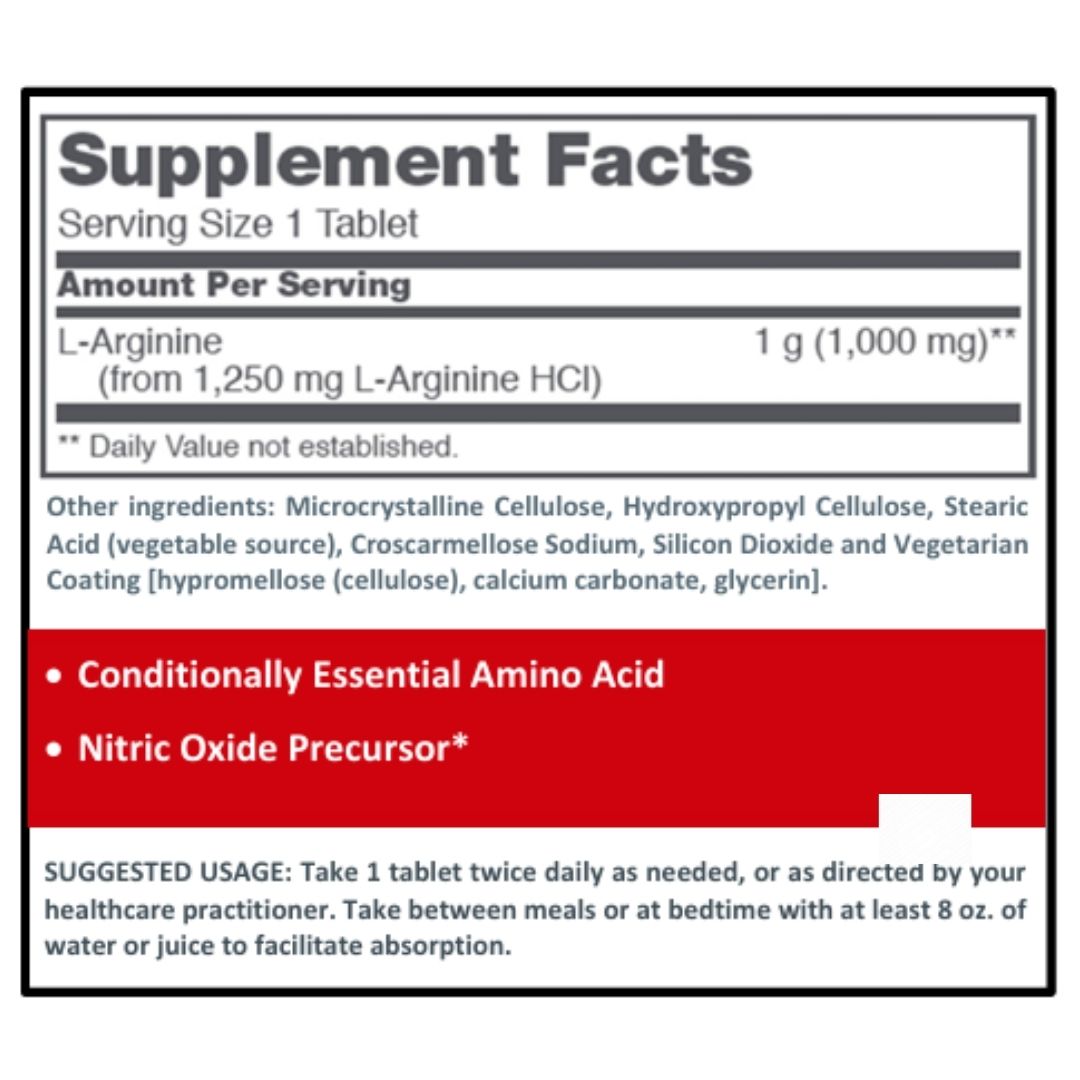 L-Arginine Tablets | Protocol for Life - Image 2